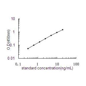 G6PDX ELISA standard curve