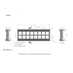 204862 ProPlate Multi-Well Chambers drawing