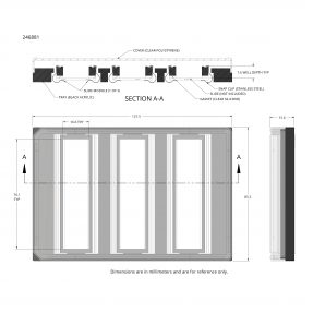 246881 ProPlate Multi-Array Slide system drawing