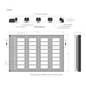 247888 ProPlate Multi-Array Slide system drawing