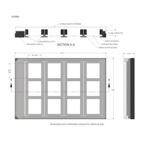 247883 ProPlate Multi-Array Slide system drawing