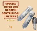 50% de réduction sur les FILTRES CENTRIFUGES NEOSPIN